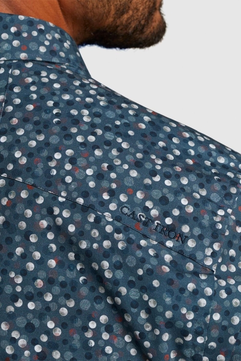 Cast Iron long sleeve shirt print on poplin